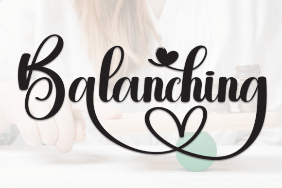Balanching: A Handwritten Display Font That Gives Your Small Business a Sweet Personality