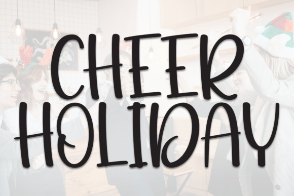 Cheer Holiday: A Handwritten Display Font for Warm Editorial Design