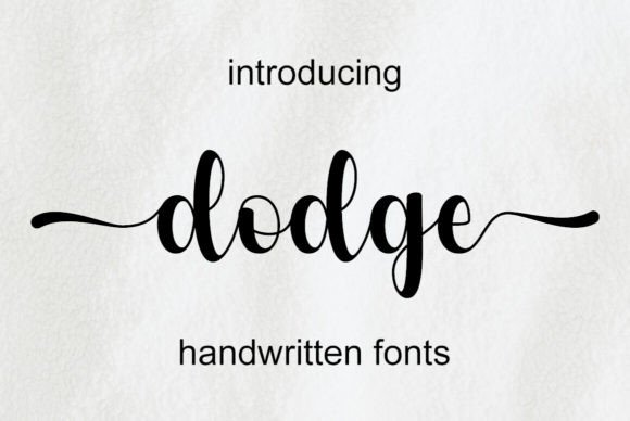 Dodge Font Review