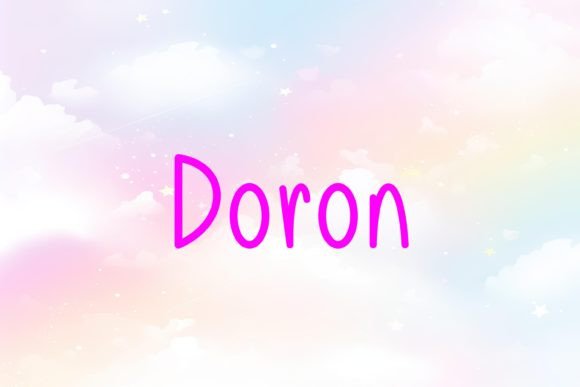 Doron Font: A Handwritten Typeface for Your Brand