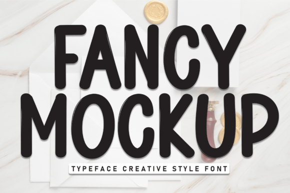 Fancy Mockup: A Handwritten Display Font That Feels Personal