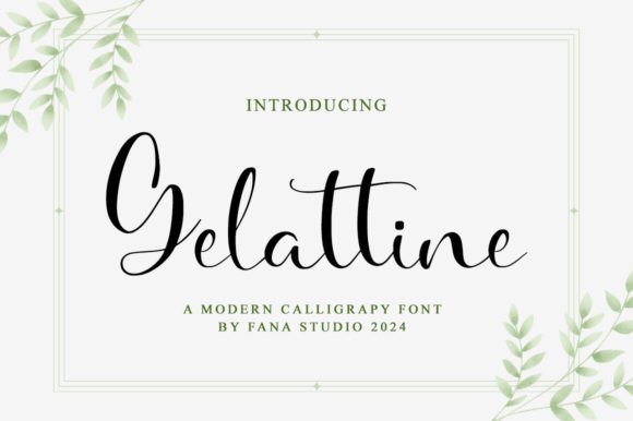 Gelattine: A Stylish Script Font