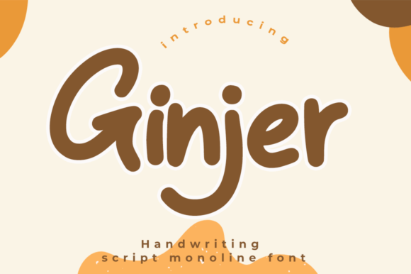 Ginjer Font: Elegant Script for Makers