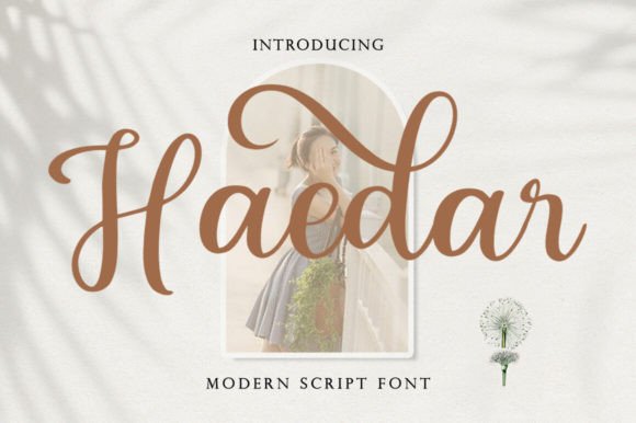 Haedar: A Stylish Font for Business Branding