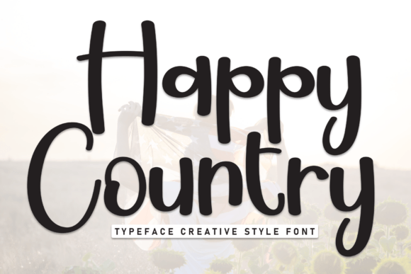 Happy Country: A Display Font Built for Editorial Warmth