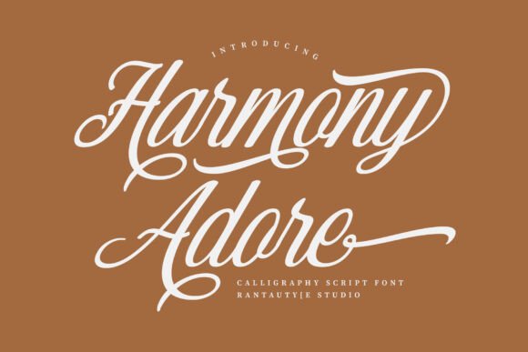 Harmony Adore Font: A Craft Essential for Elegant Handmade Designs