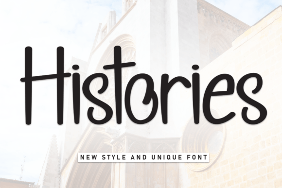 Histories Font for Web Design