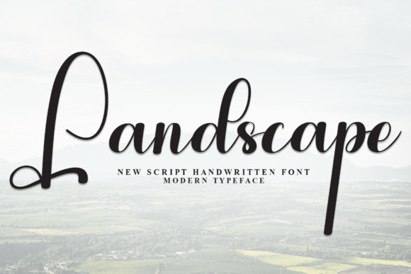 Lanscape: A Handwritten Font That Makes Branding Feel Personal