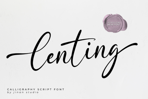 Lenting: A Stylish Script Font for Marketers