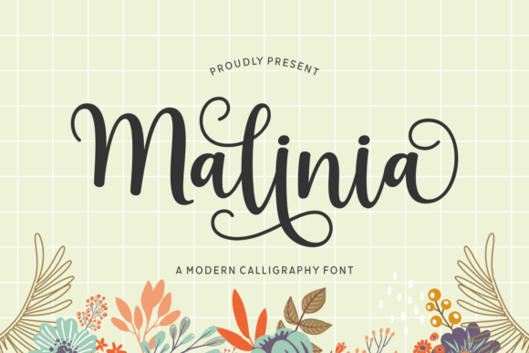 Malinia: A Calligraphy Typeface for Editorial Storytelling