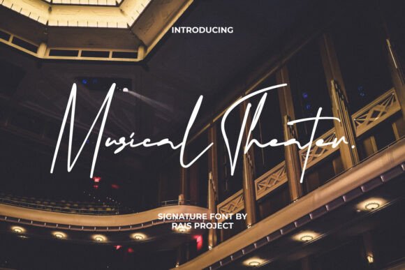 Musical Theater: A Signature Font for Digital Branding