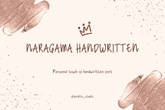 Naragama: A Handwritten Font for Digital Designers