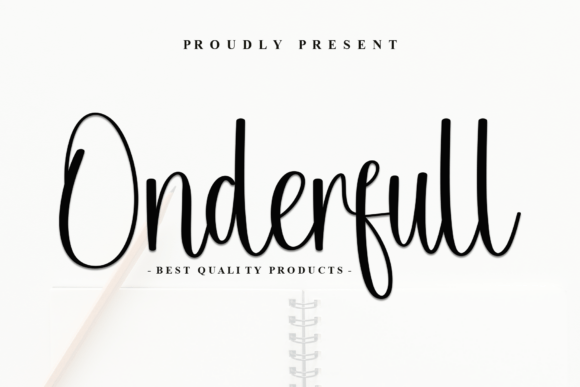 Onderfull: A Handwritten Marker Typeface for Digital Design