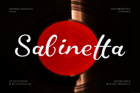 Sabinetta: A Handwritten Font for Editorial Elegance