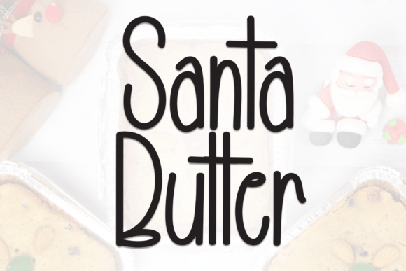 Santa Butter: A Handwritten Display Font for Editorial Design