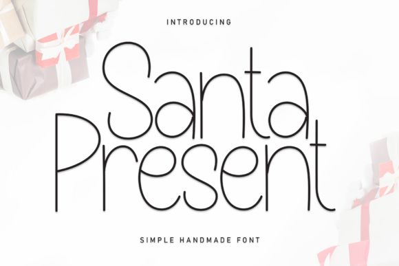 Santa Present: A Script Font That Brings Warmth to Digital Branding