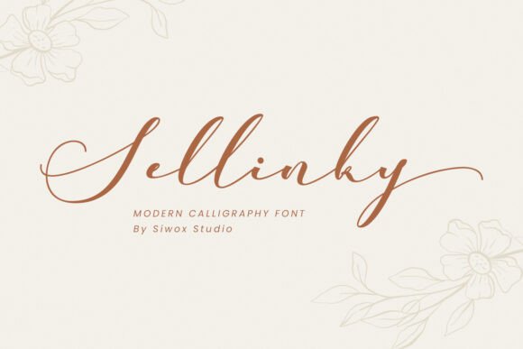 Sellinky: A Script Amp Typeface That Polishes Your Brand Identity