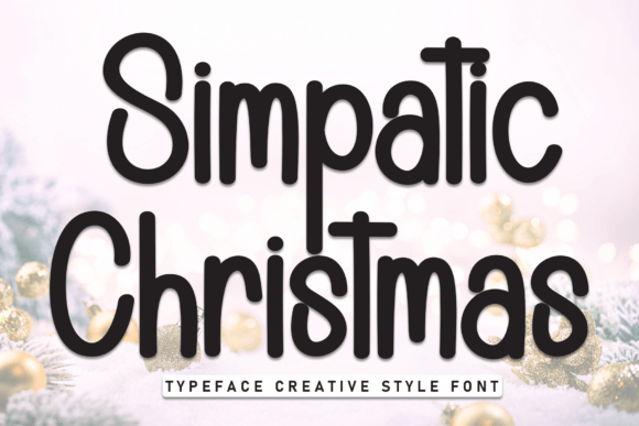 Simpatic Christmas: A Handwritten Font for Small Business Branding