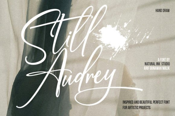 Still Audrey Font for Creative Projects