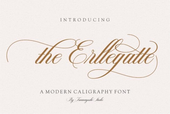 The Erllegatte: A Script Font That Elevates Editorial Design