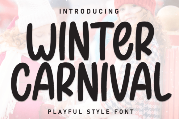 Winter Carnival Font: Cozy Script for Creative Makers