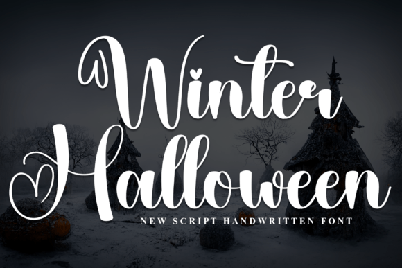 Winter Halloween Script Font for Polished Brand Visuals
