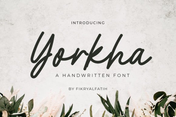 Yorkha: A Stylish Script Font